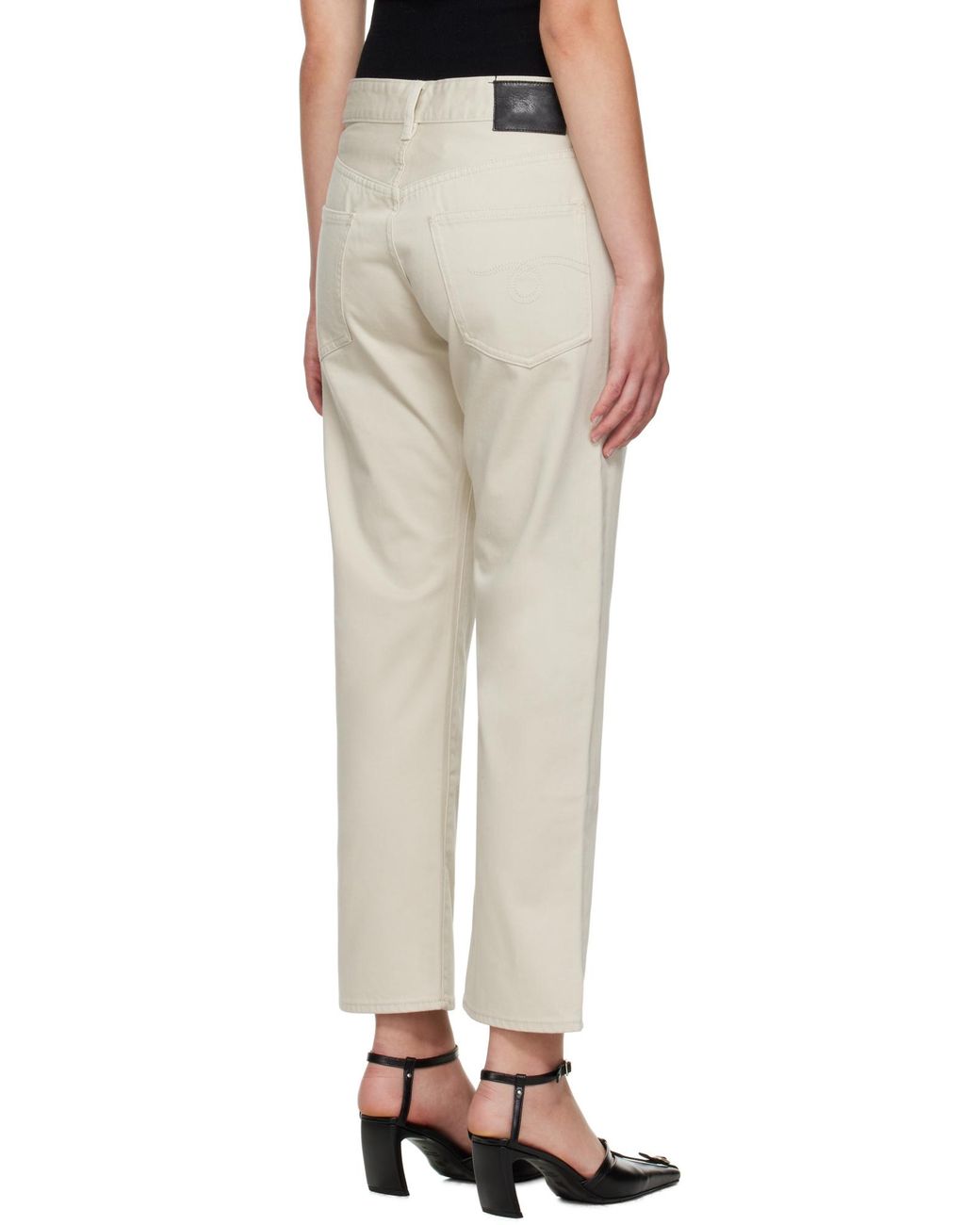 R13 Natural Romeo Jeans
