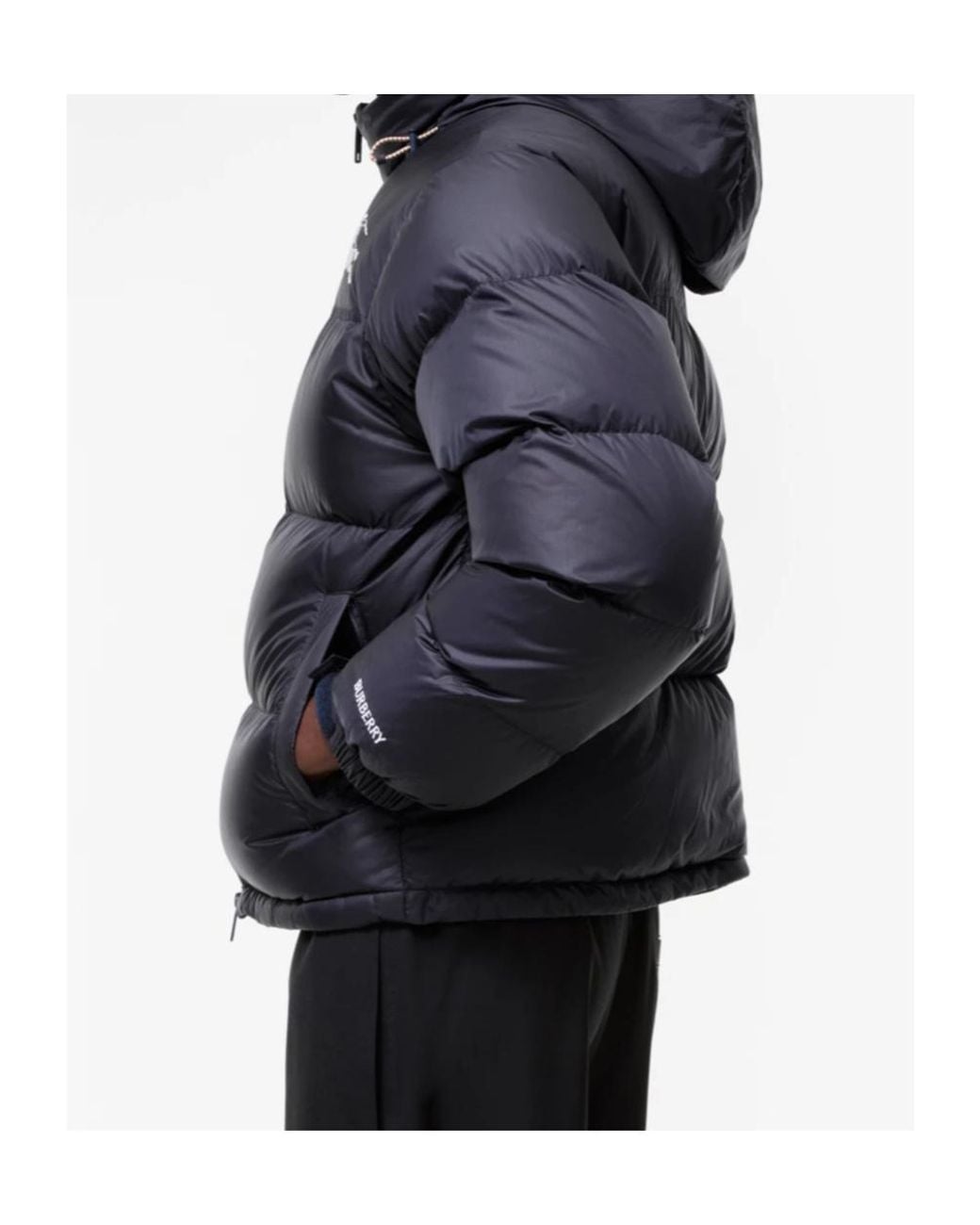 Burberry Blue Highlands Puffer Jacket for men