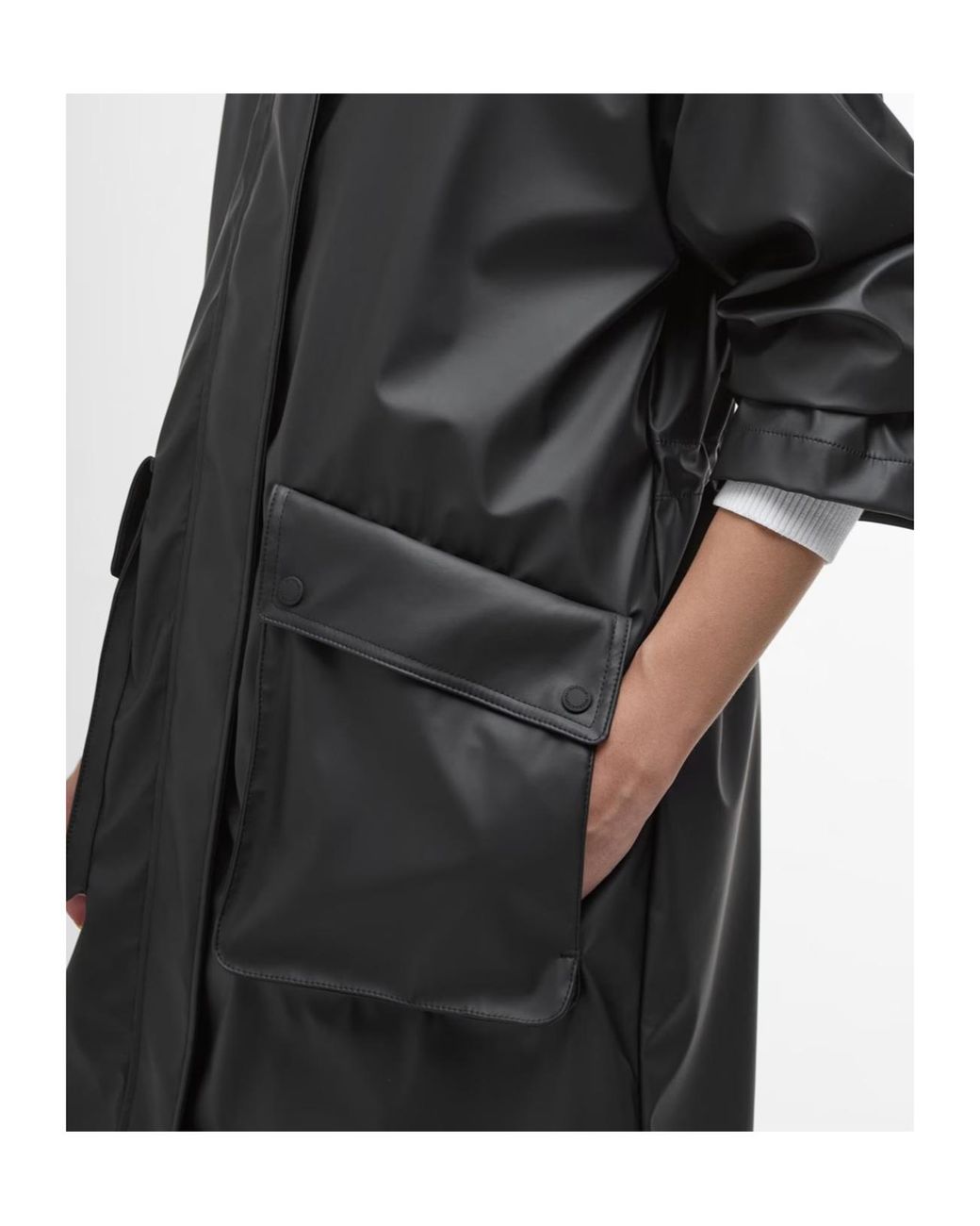 Barbour Black Long-Sleeved Windbreaker