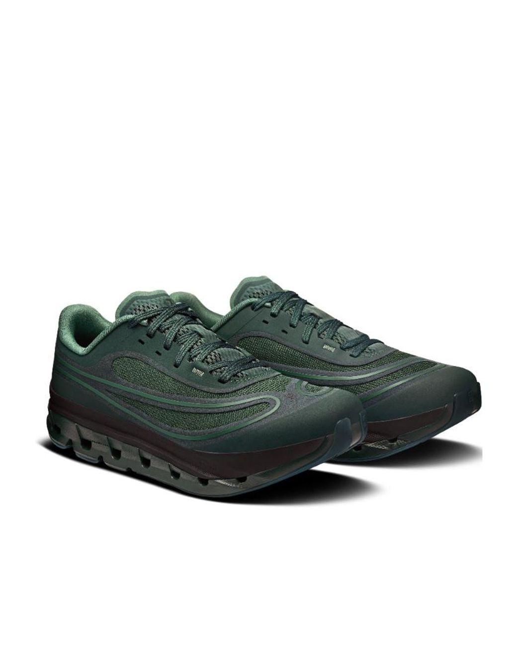 On Shoes Green Cloudflow 5 Ad Running Shoes for men