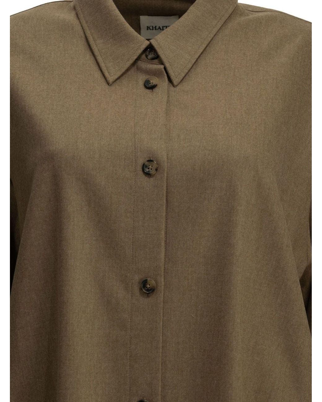 Khaite Green Goya Oversized Shirt