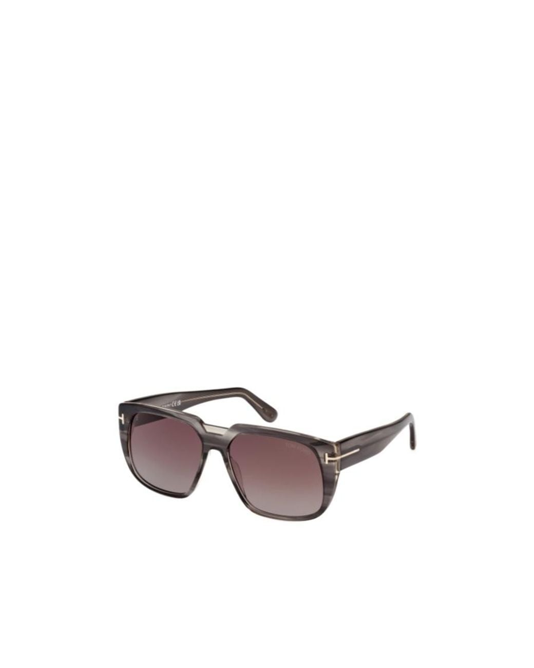 Tom Ford Metallic Logo Sunglasses for men