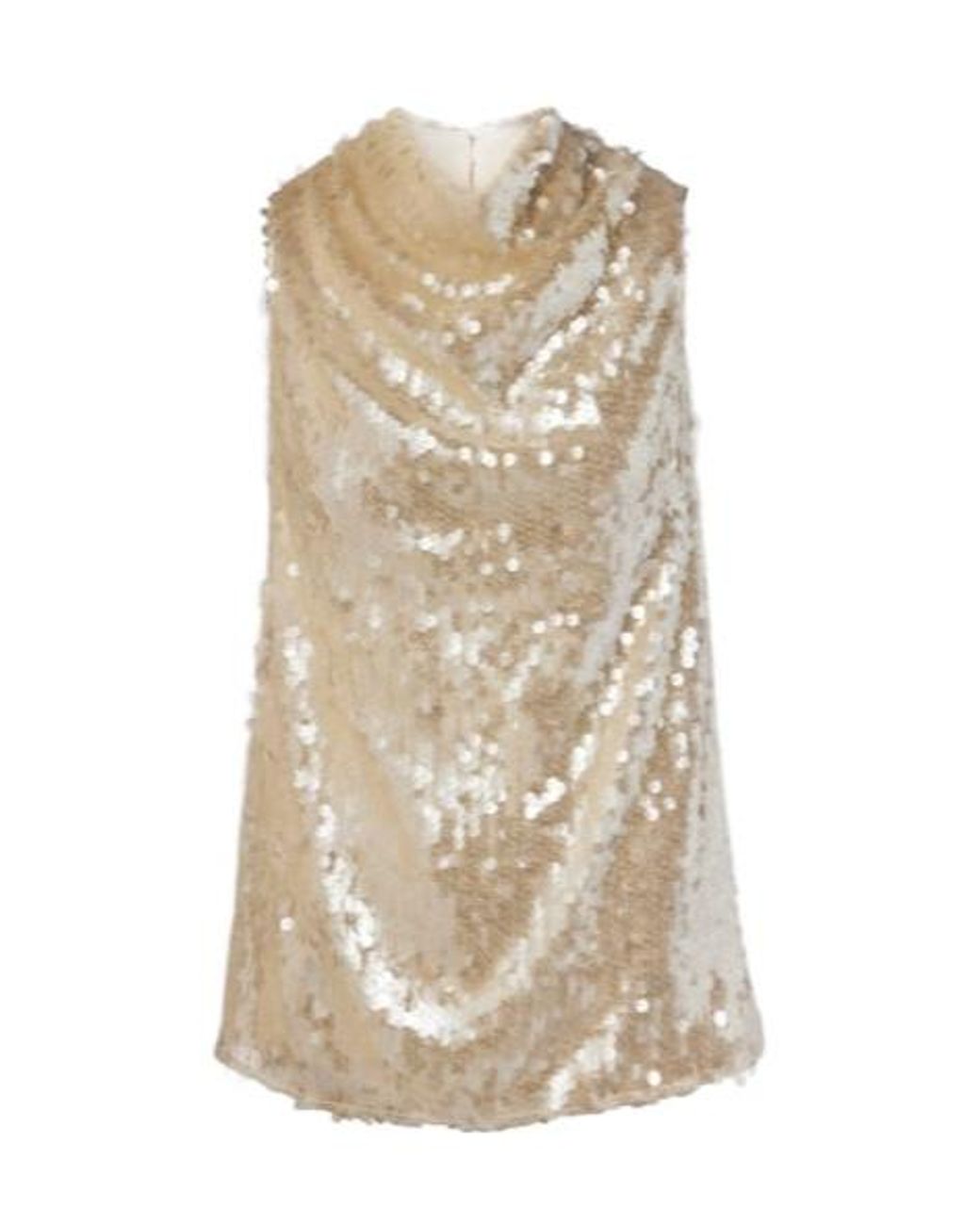 Altuzarra Natural Sequined Top