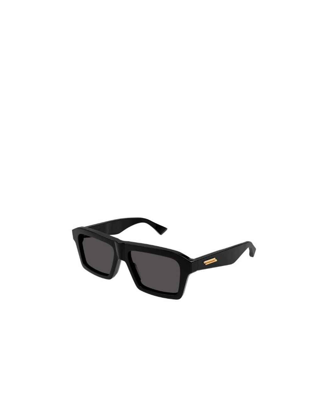 Bottega Veneta White Eyewear Rectangle Frame Sunglasses for men