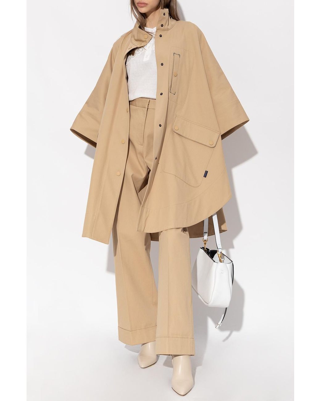 See By Chloé Natural See By Chloé Buttoned Cape