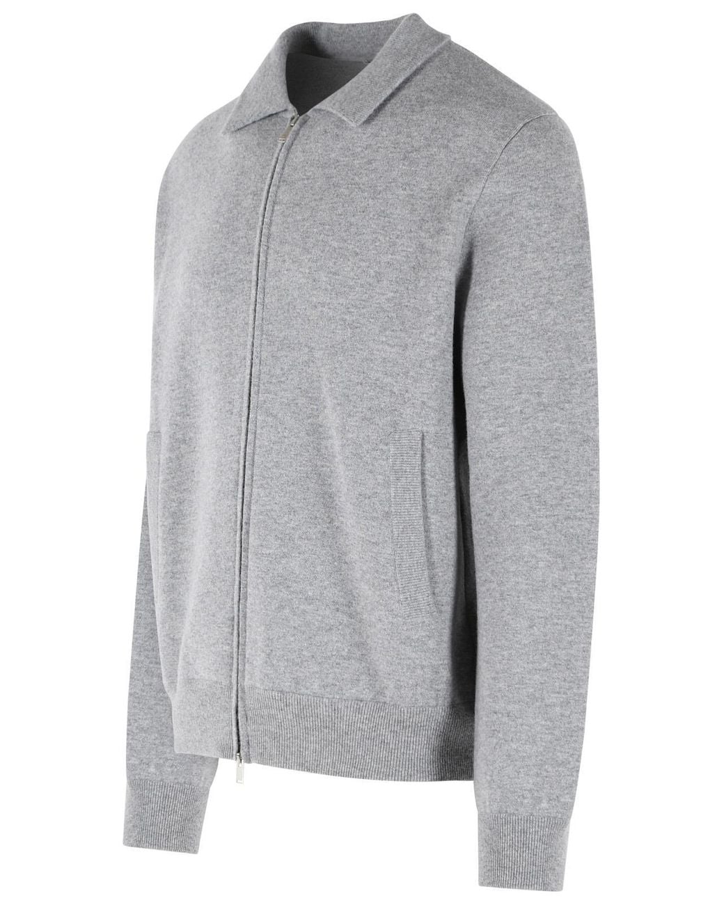 Lardini Gray Long-Sleeve Casual Jacket for men