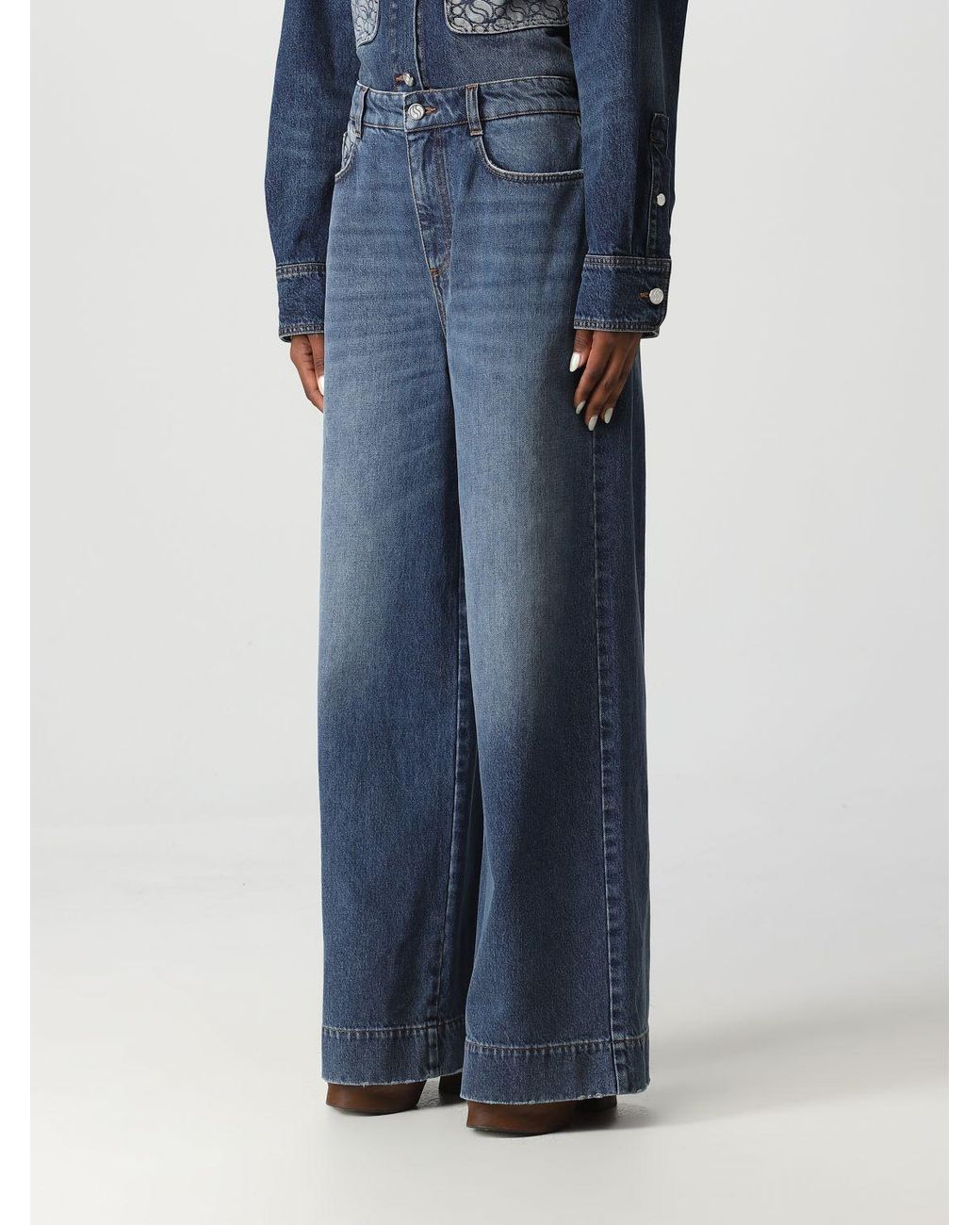 Stella McCartney Blue S-wave Jeans