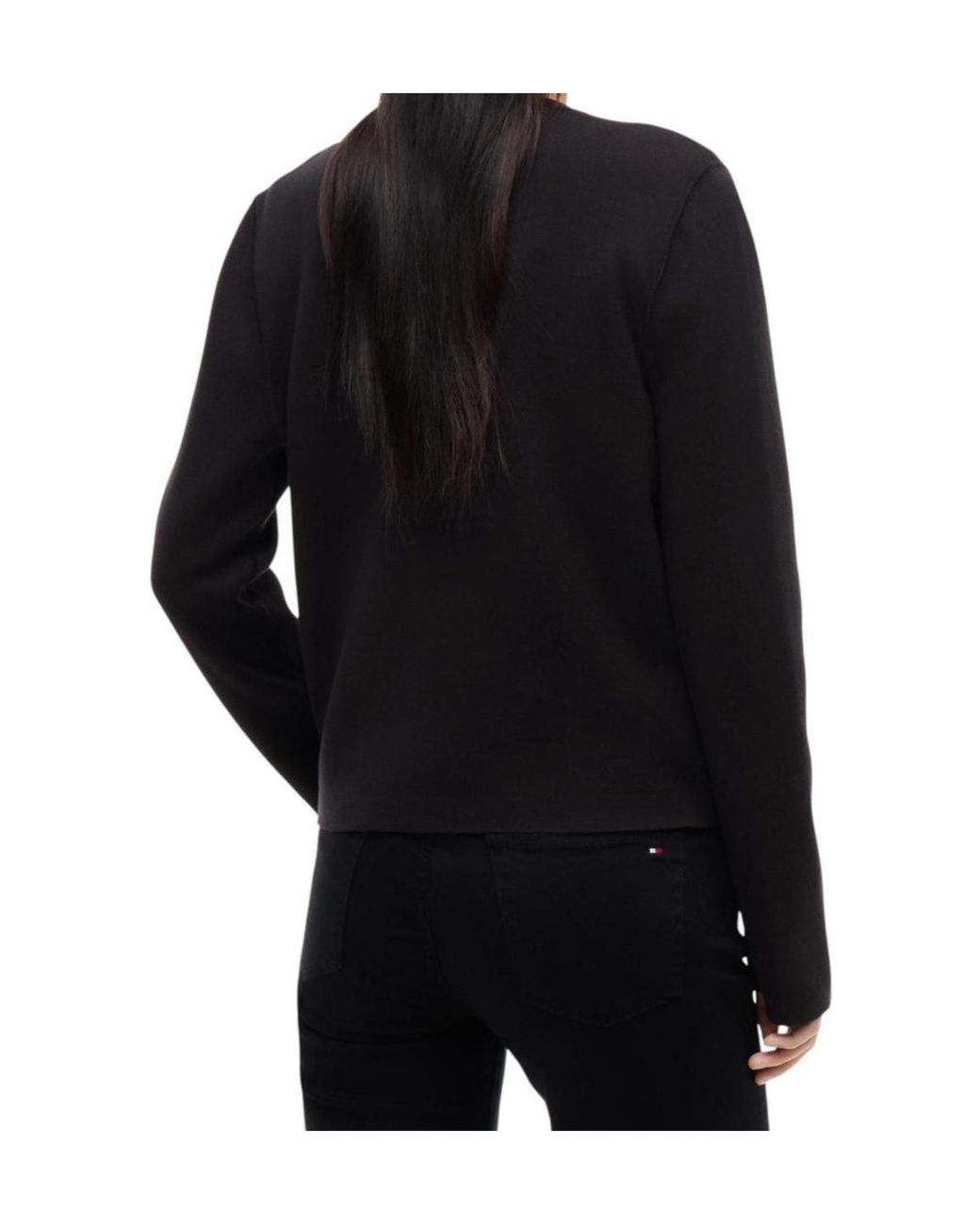 Tommy Hilfiger Black Long-Sleeve Cardigan