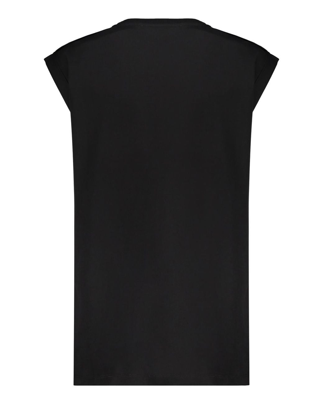 Balmain Black Logo Detailed Sleeveless Tank Top