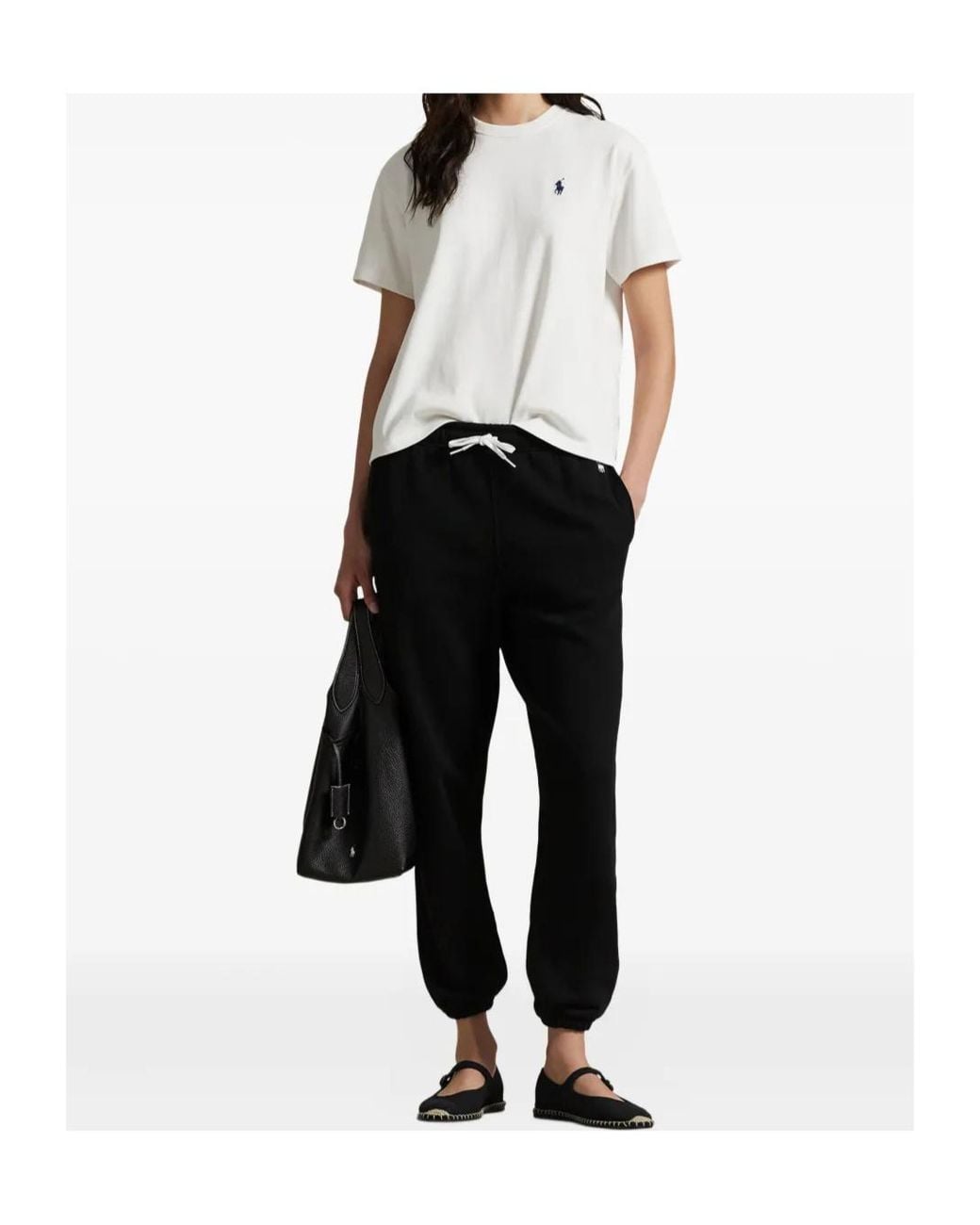 Polo Ralph Lauren Black Tapered Track Pants