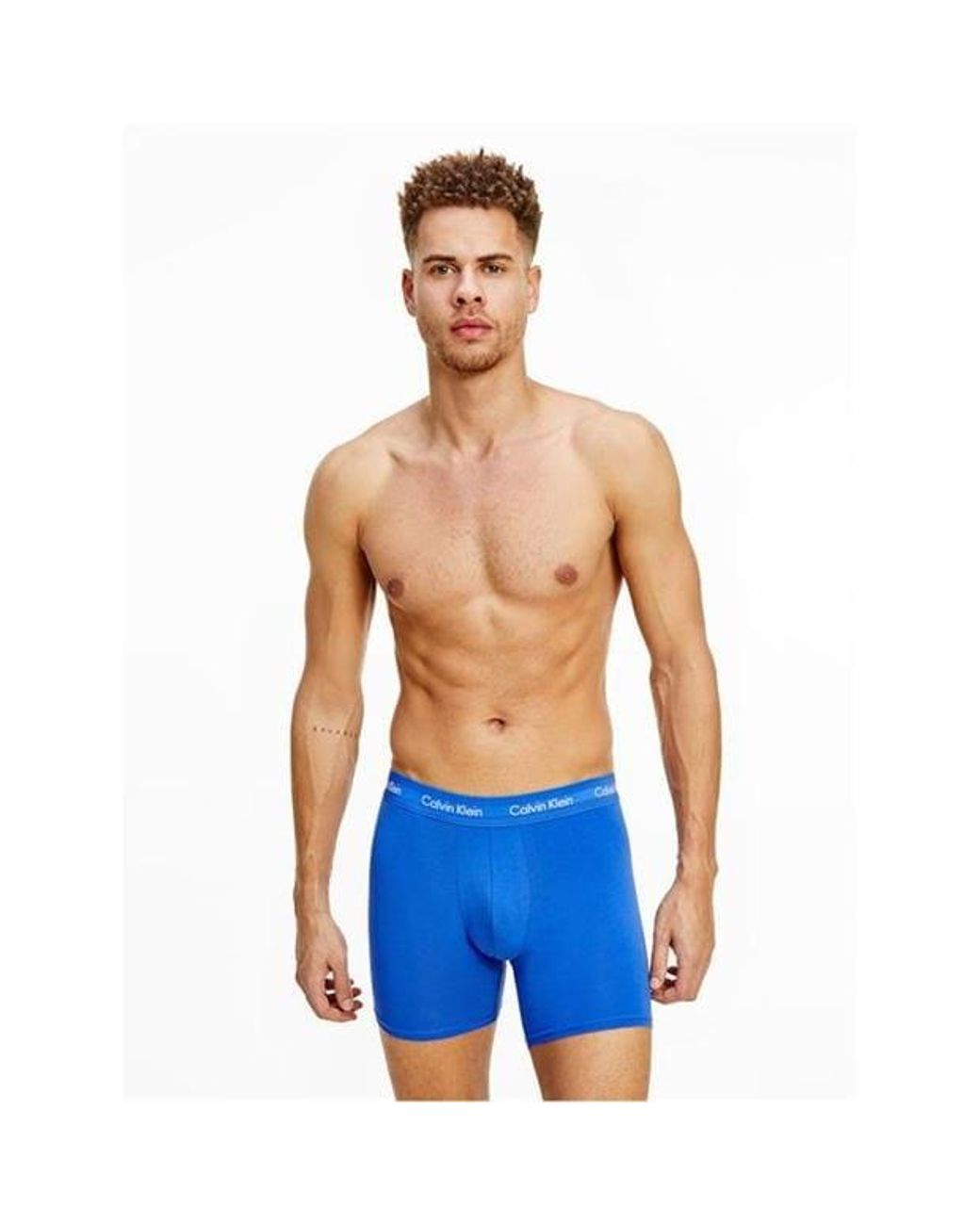 Calvin Klein Blue Three-Piece Underwear for men