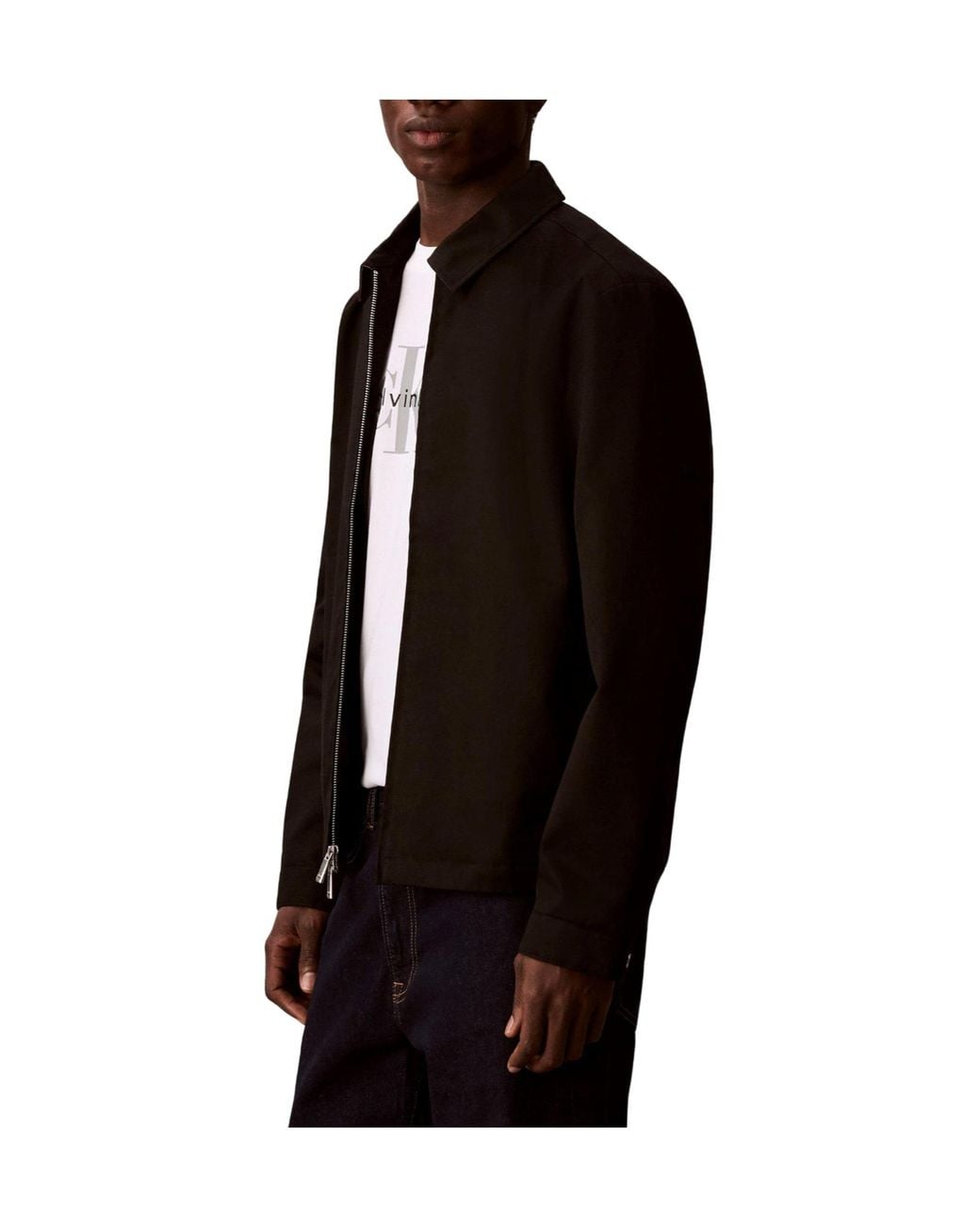 Calvin Klein Black Simple Jacket for men