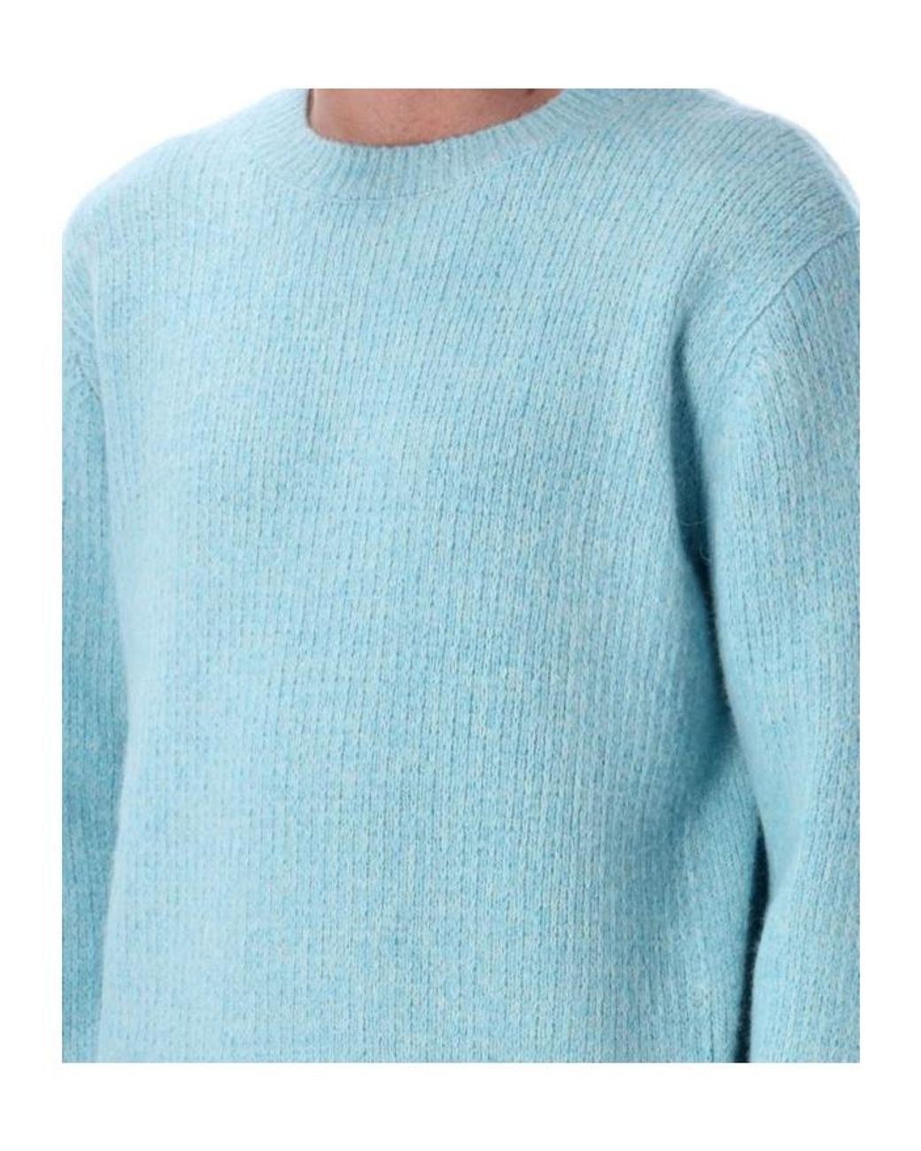 sunflower Blue Crew Neck Sweater for men