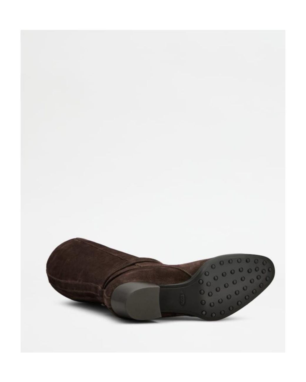 Tod's Brown Knee-High Block Heel Boots