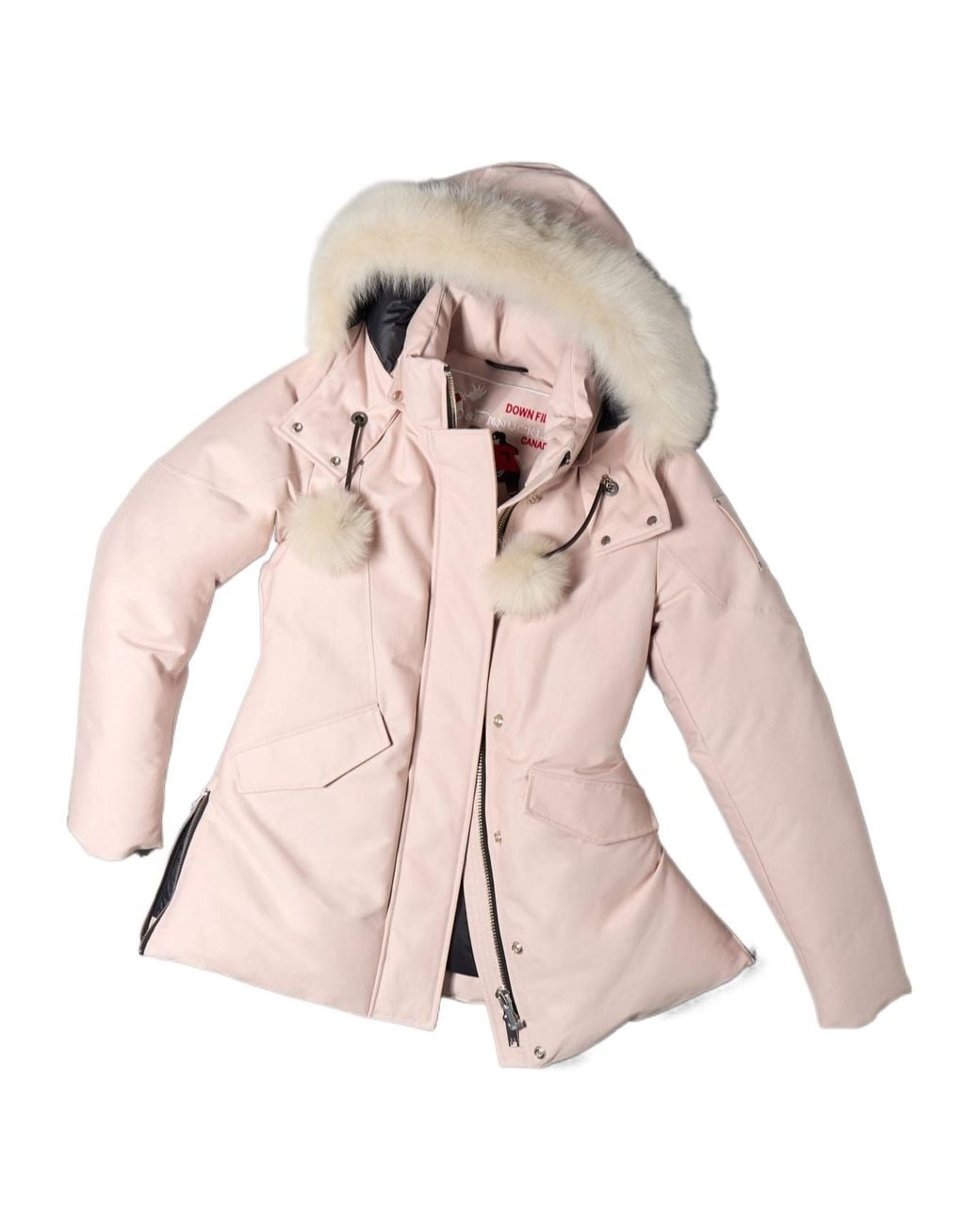 Moose Knuckles Pink Original 3Q Down Jacket