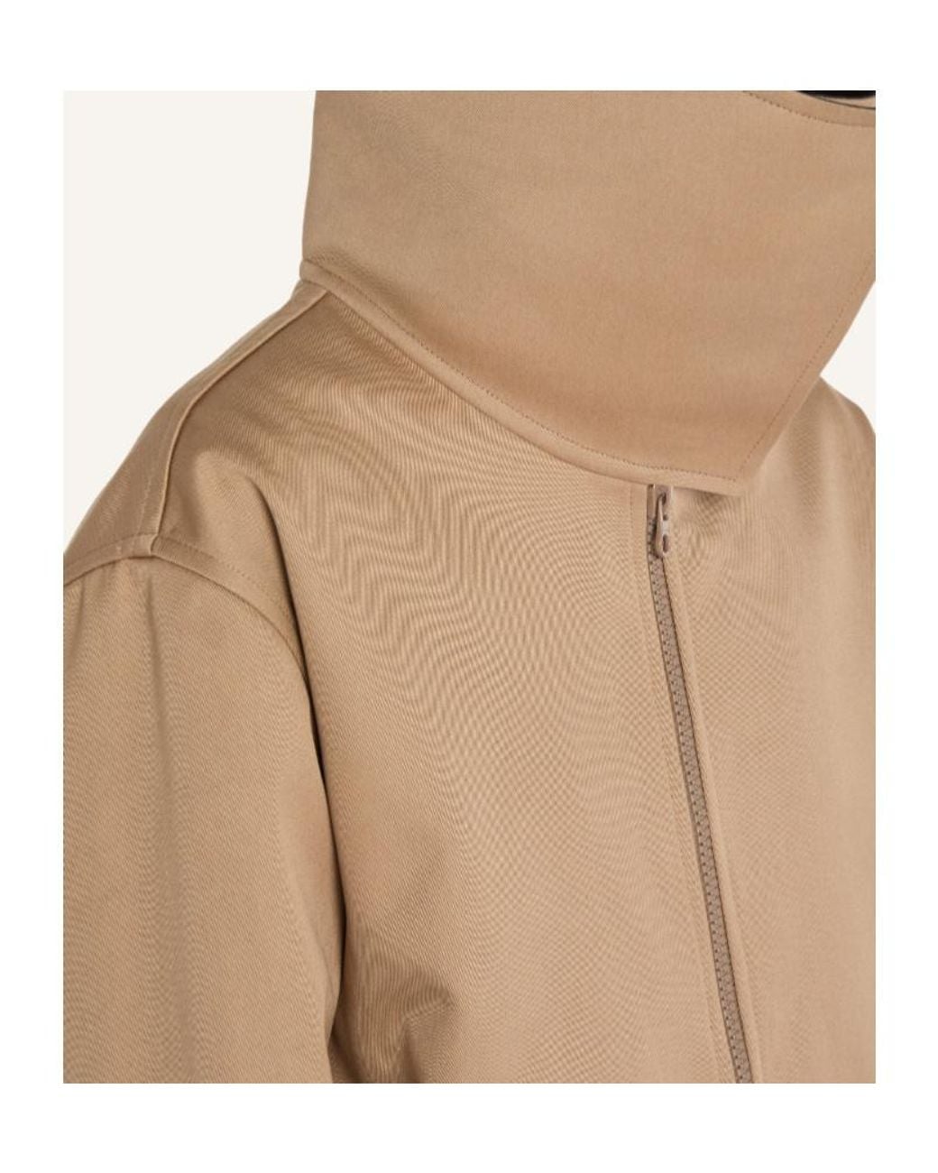 Courreges Natural High-Collar Jacket