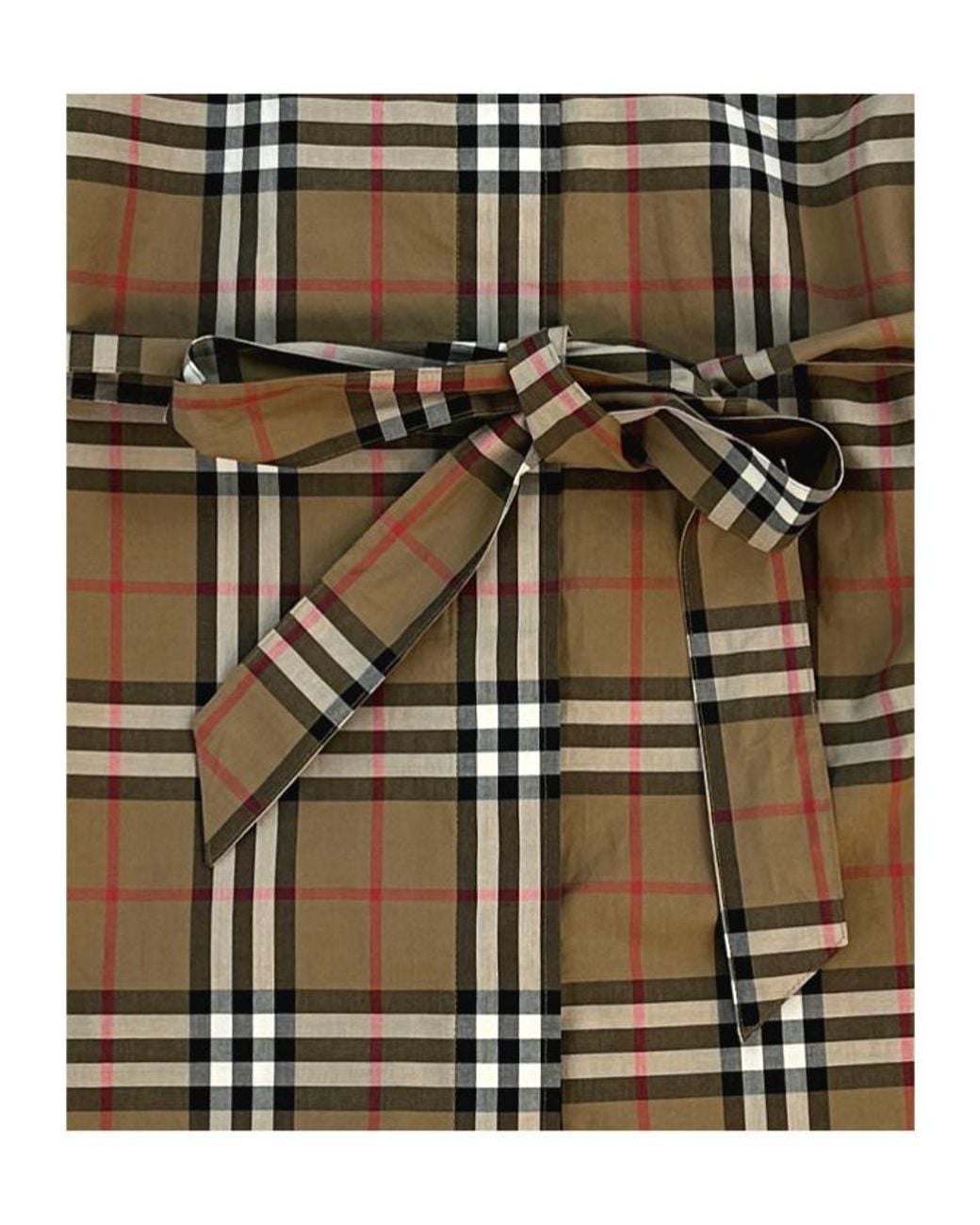Burberry Multicolor Long Sleeve Dress