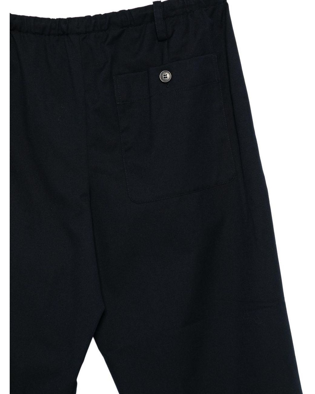 Dries Van Noten Blue Straight Pants for men