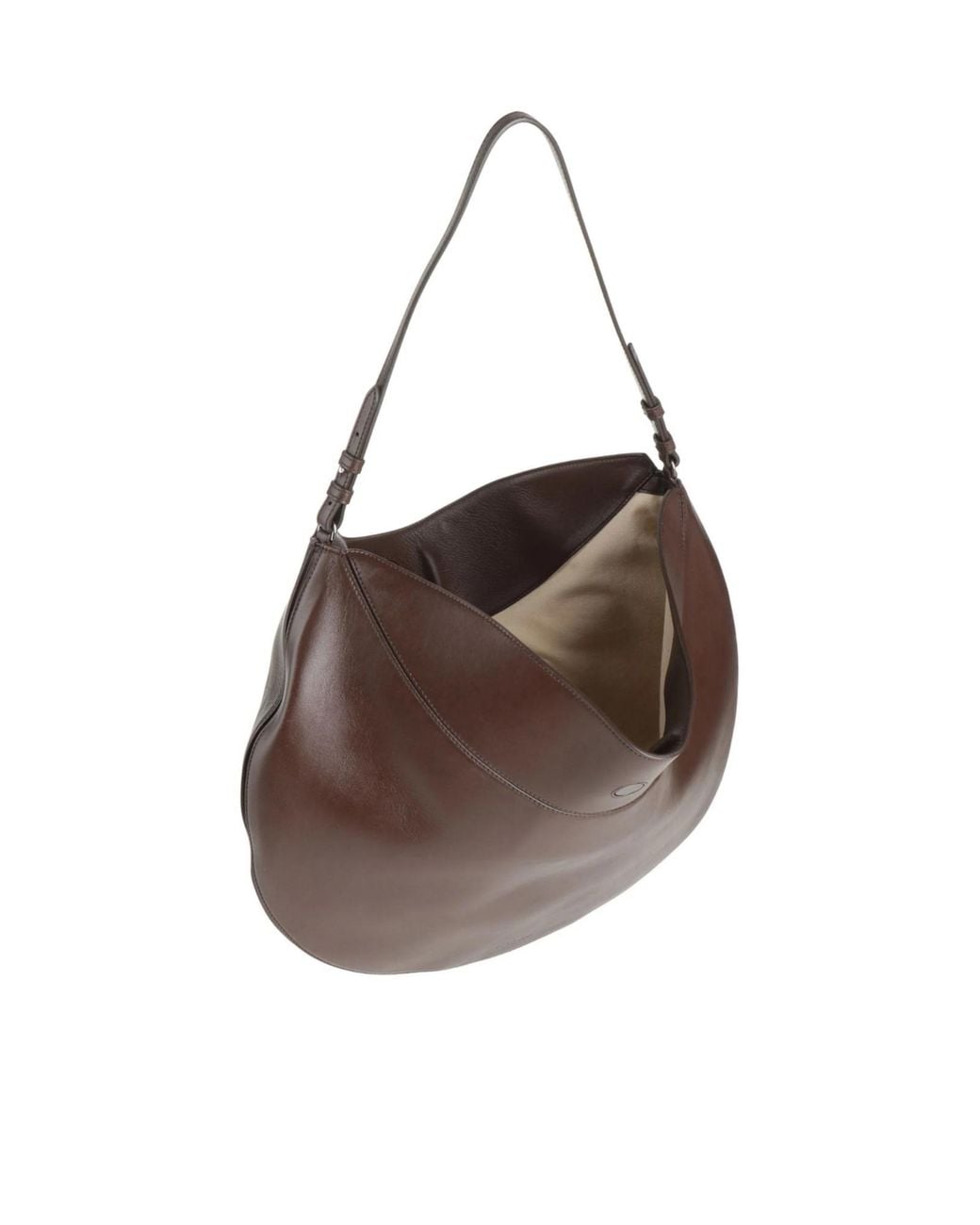 Jacquemus Brown Large Leather Shoulder Bag