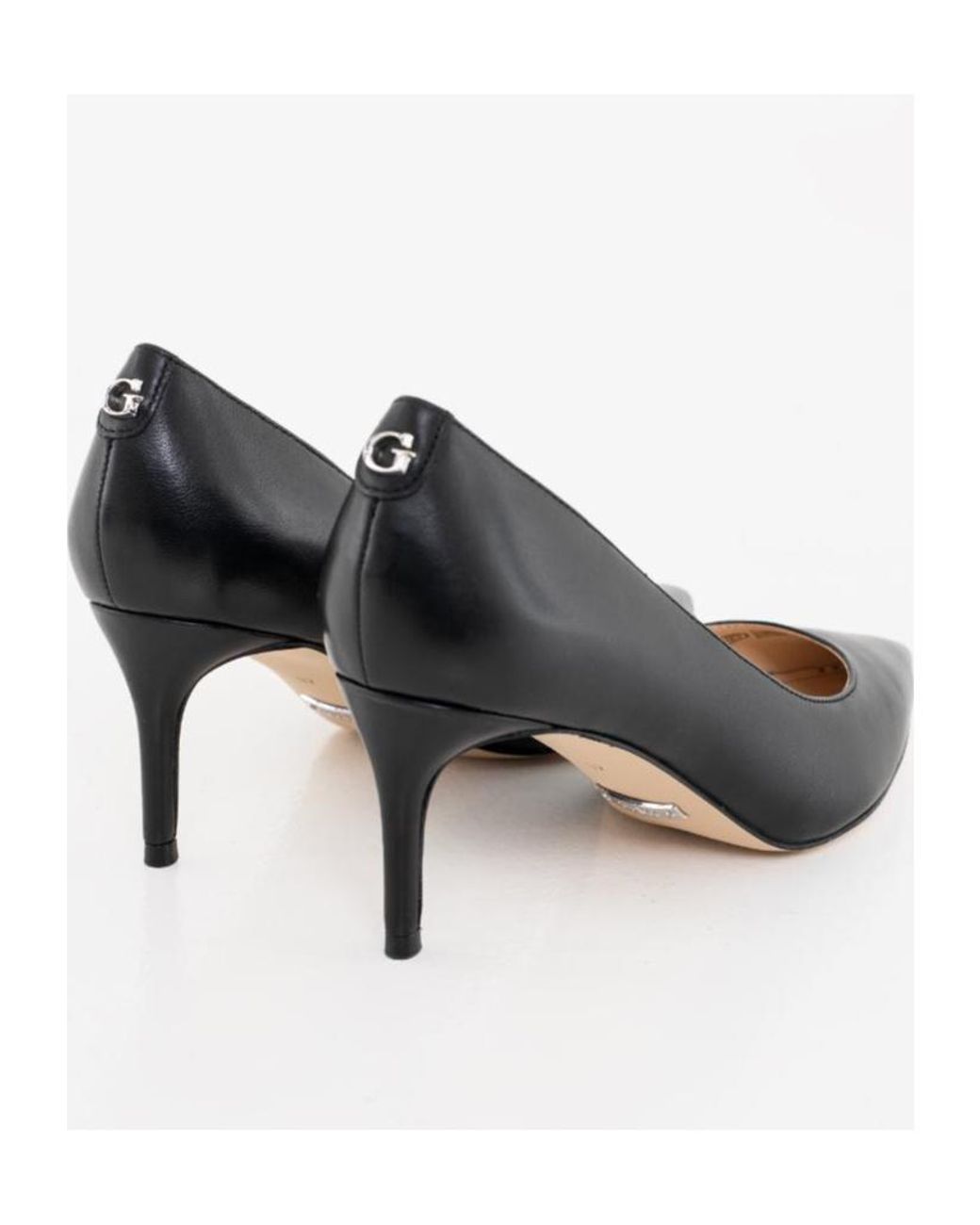Guess Metallic Bravo Pointed Toe Pumps