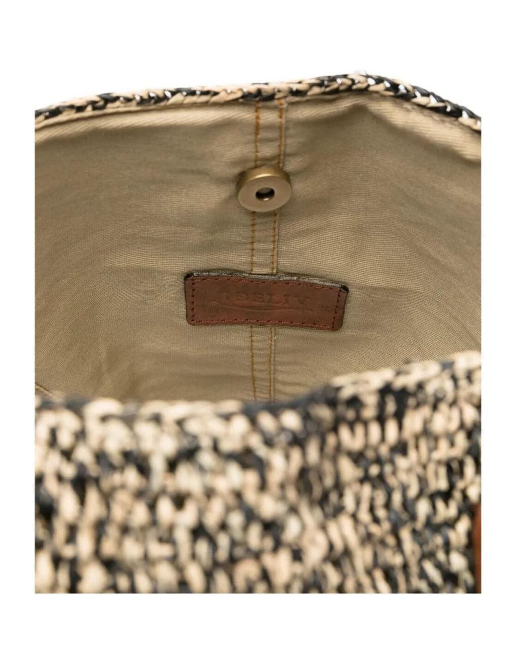 IBELIV Gray Rio Textured Tote Bag