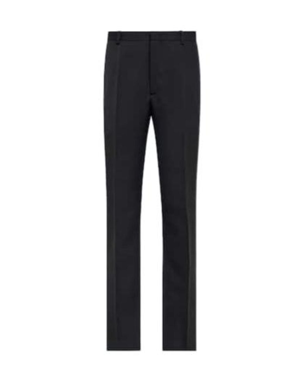 Jil Sander Blue Slim Wool Pants for men