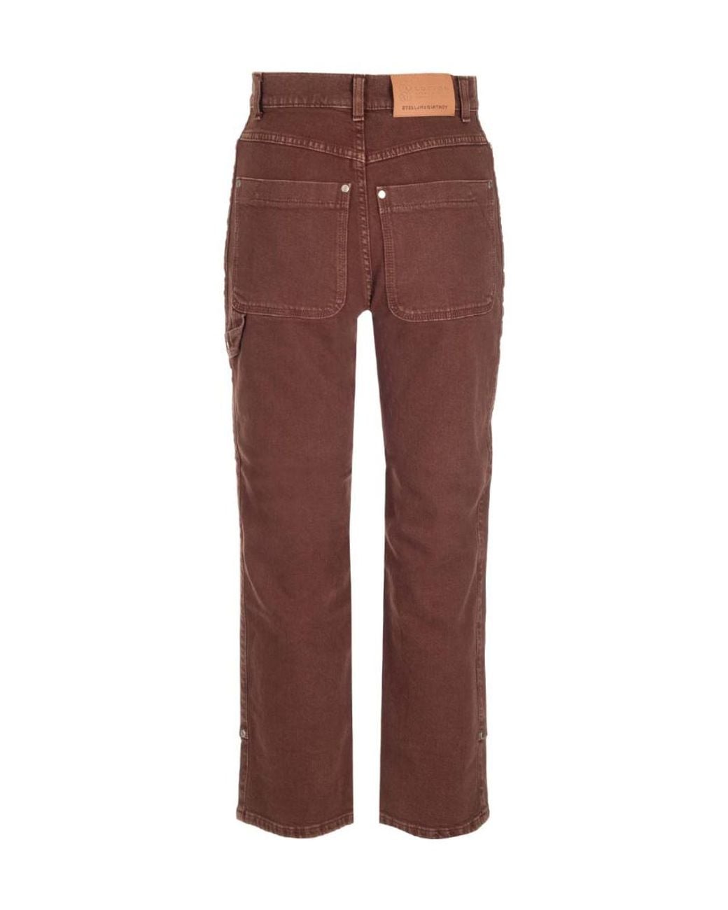 Stella McCartney Red Logo Denim Jeans
