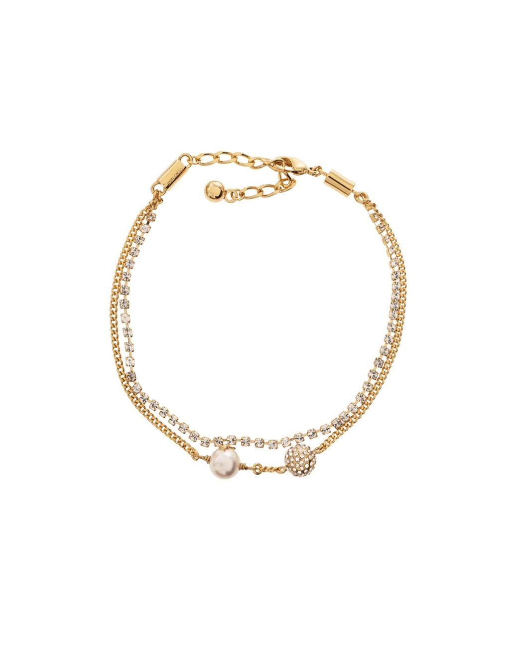 Jimmy Choo Metallic Auri Anklet Bracelet