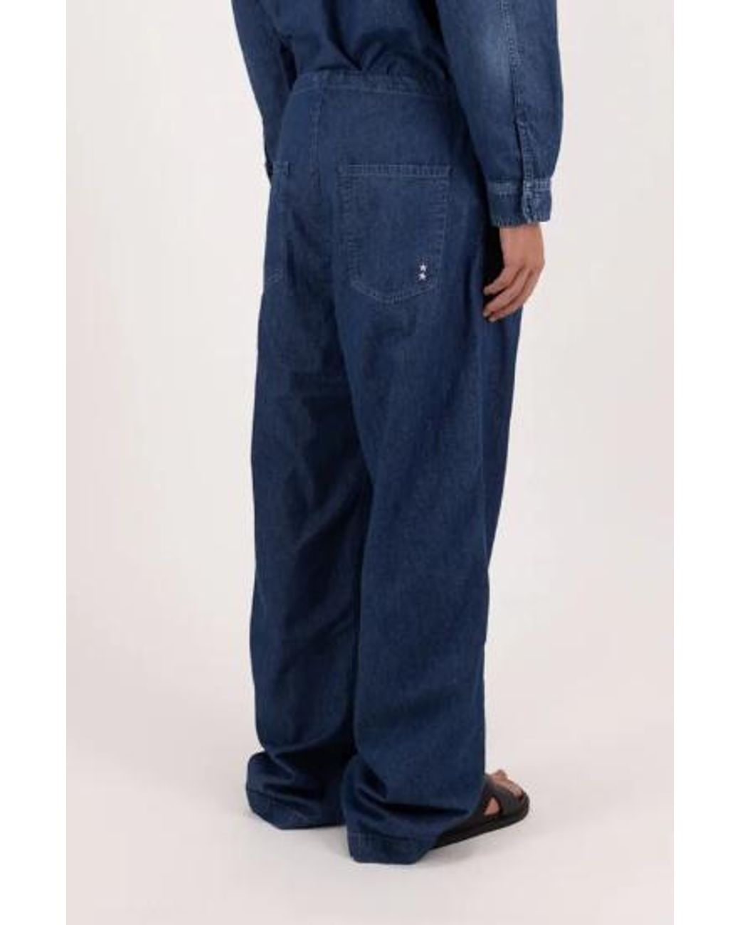 ICON DENIM Blue Cody Drawstring Jeans for men