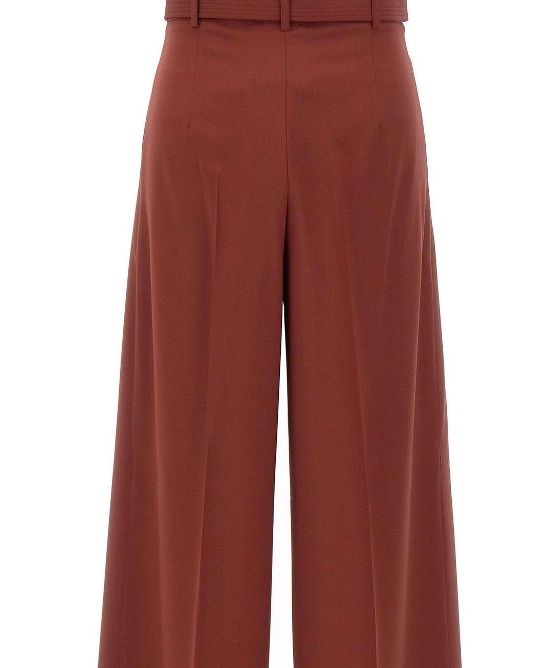 Max Mara Red Studio Mstserio Wide-Leg Trousers
