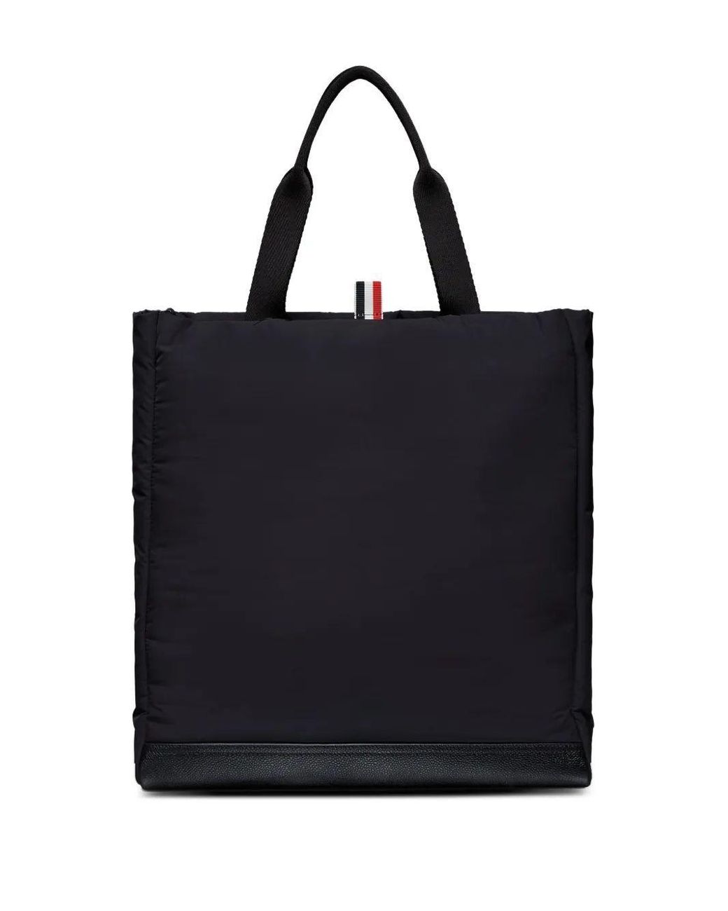 Thom Browne Black Multi Pocket Tote Bag for men