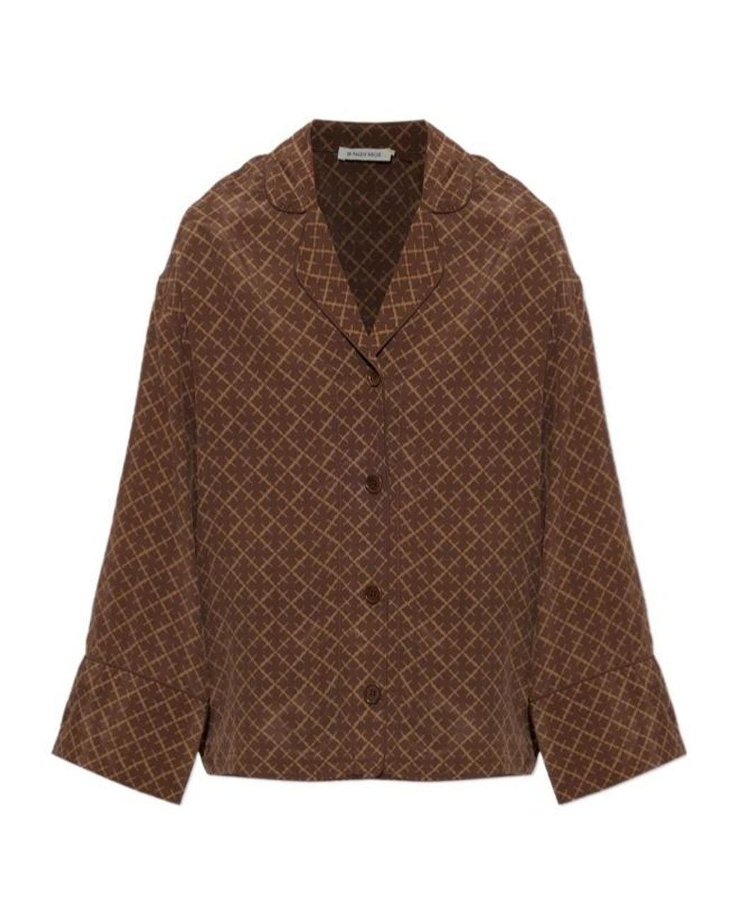 By Malene Birger Brown Margaret Printed Shirt