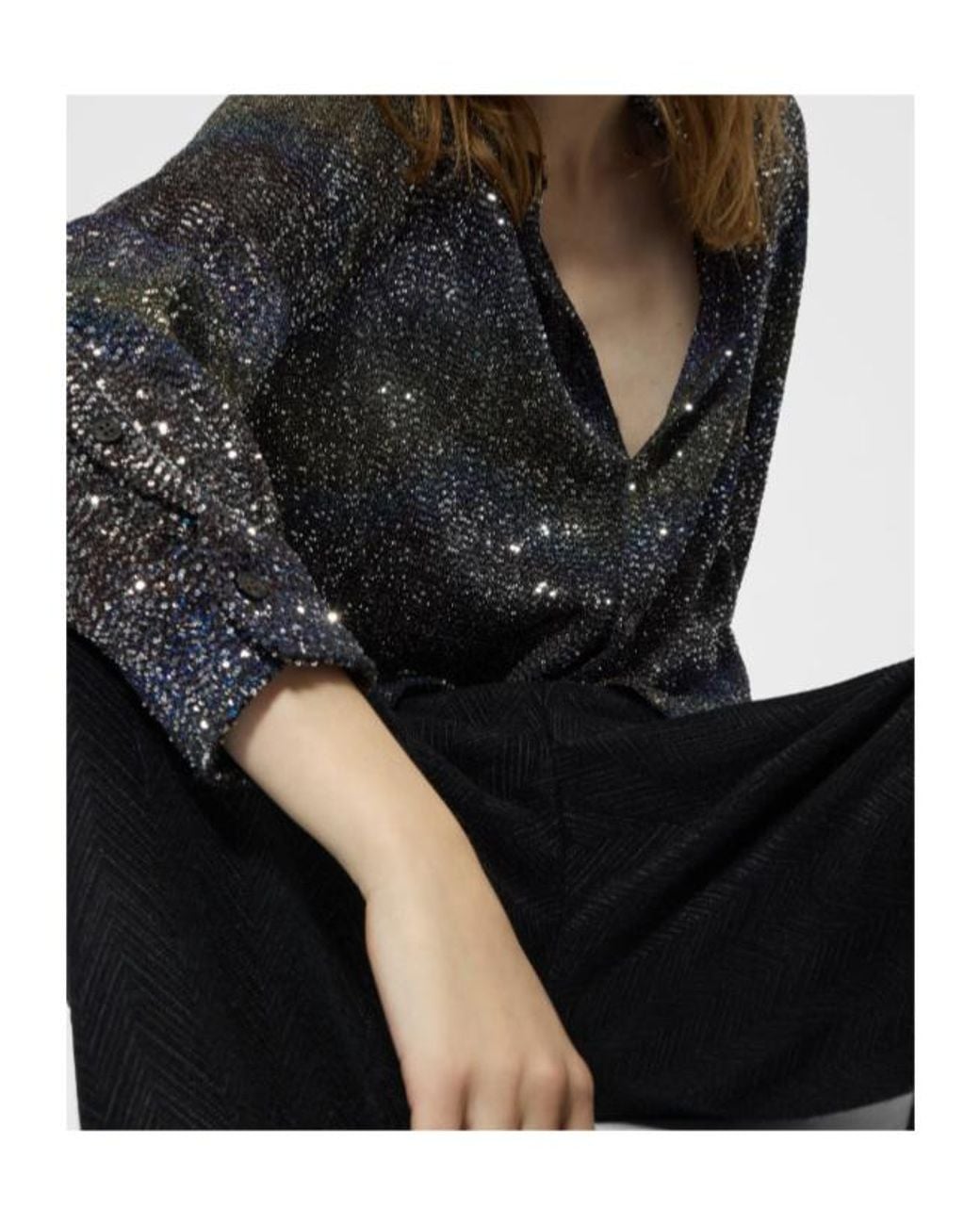 Missoni Black Sequinned Oversized Shirt