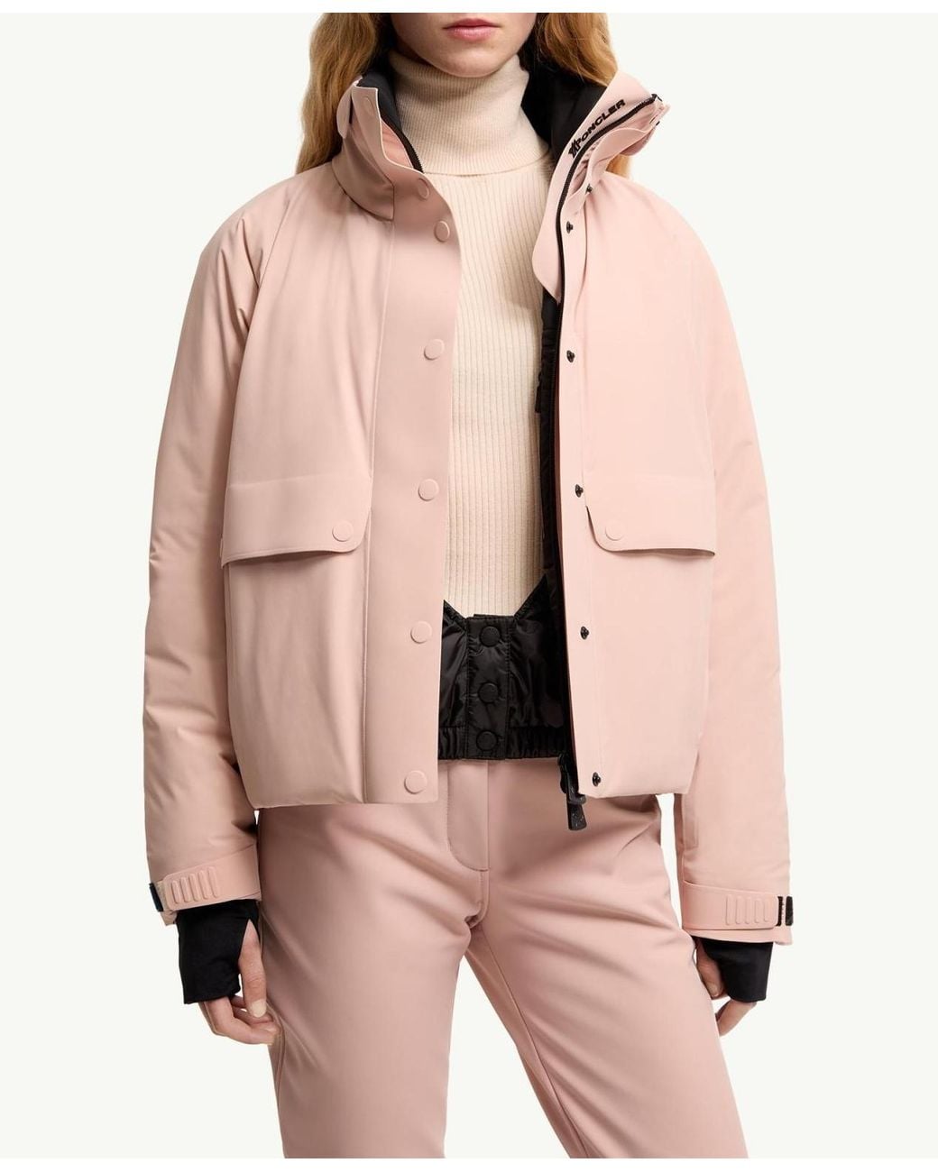 Moncler Pink Grenoble High Performance Ski Jacket