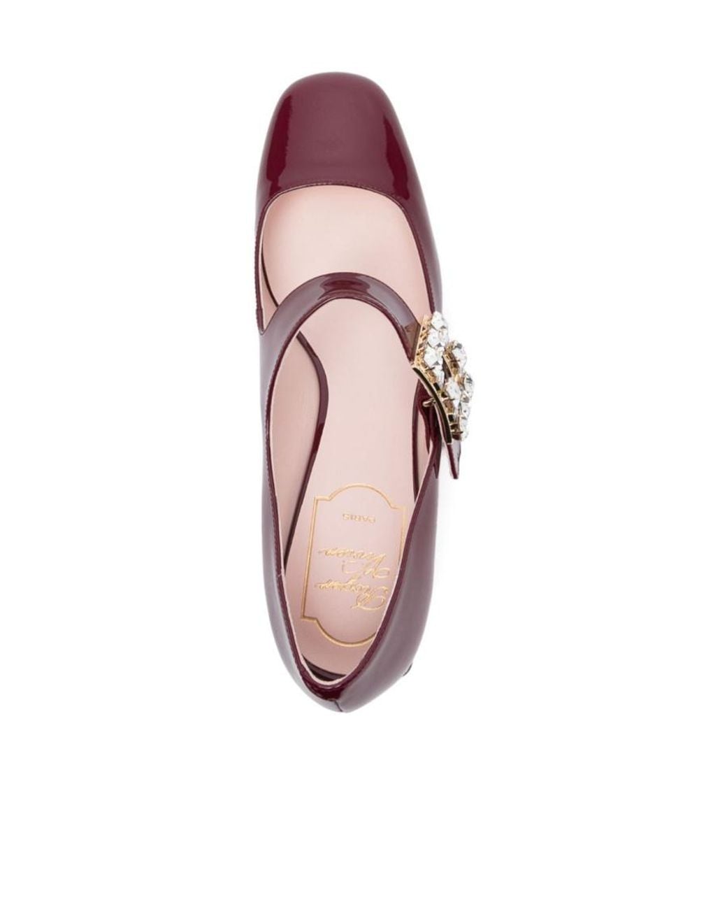 Roger Vivier Purple Crystal Clasp High Heels