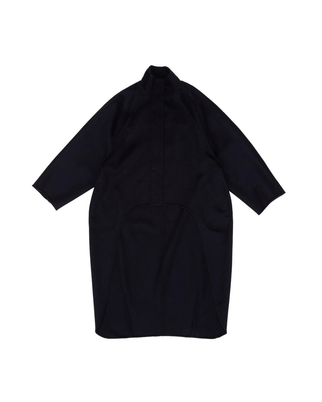 Alaïa Blue Cashmere Open-Split Coat