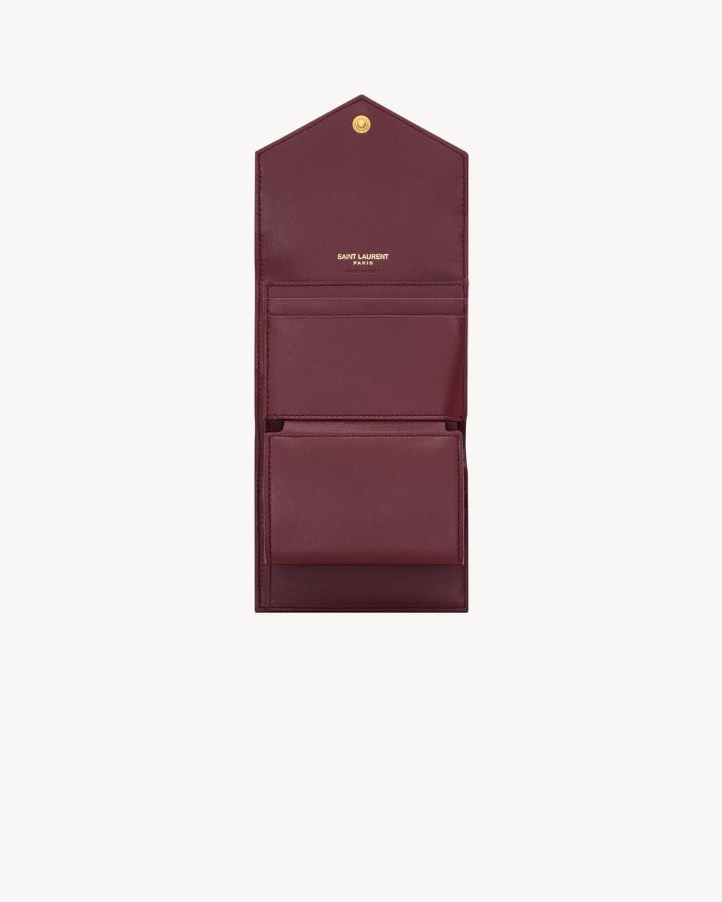 Saint Laurent Purple Multi-Fold Wallet
