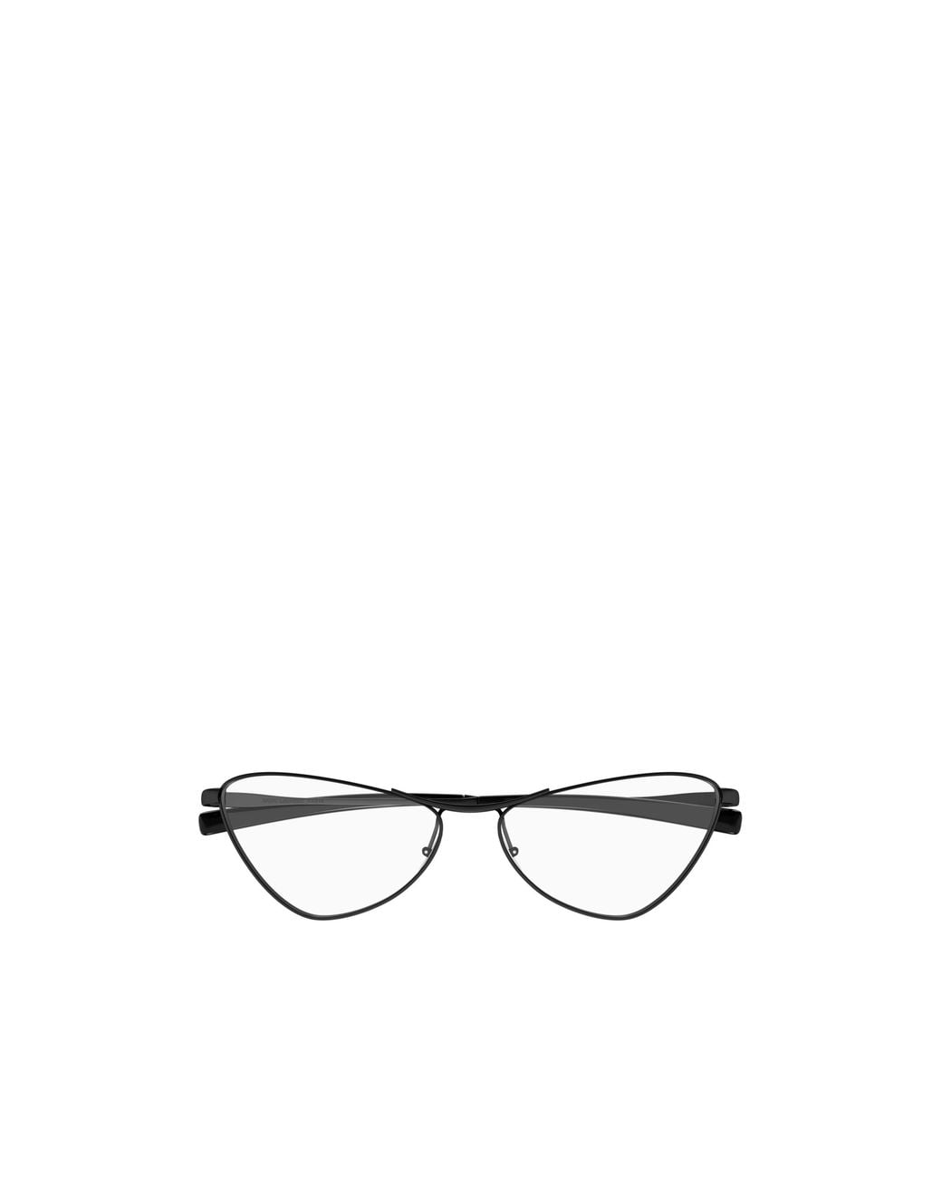 Saint Laurent White Eyewear Cat-Eye Frame Glasses