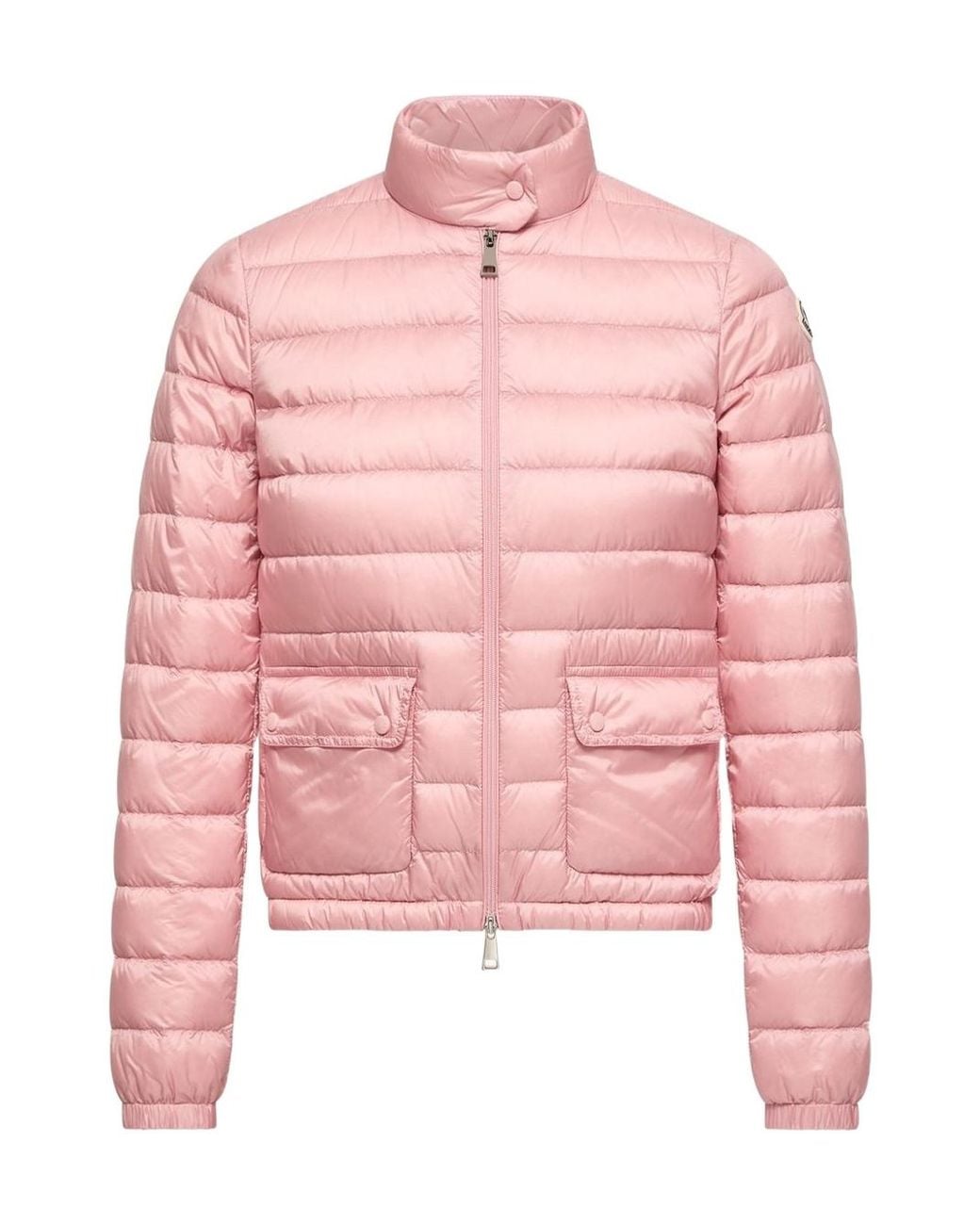 Moncler Pink Lans Packable Short Down Jacket