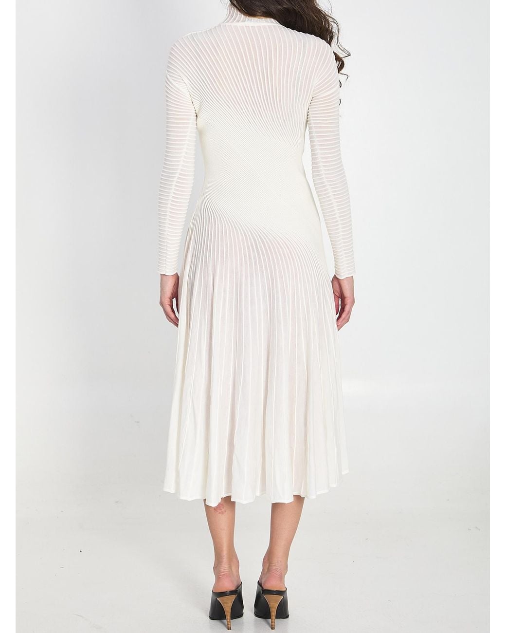 Alaïa White Alaïa Twisted Dress