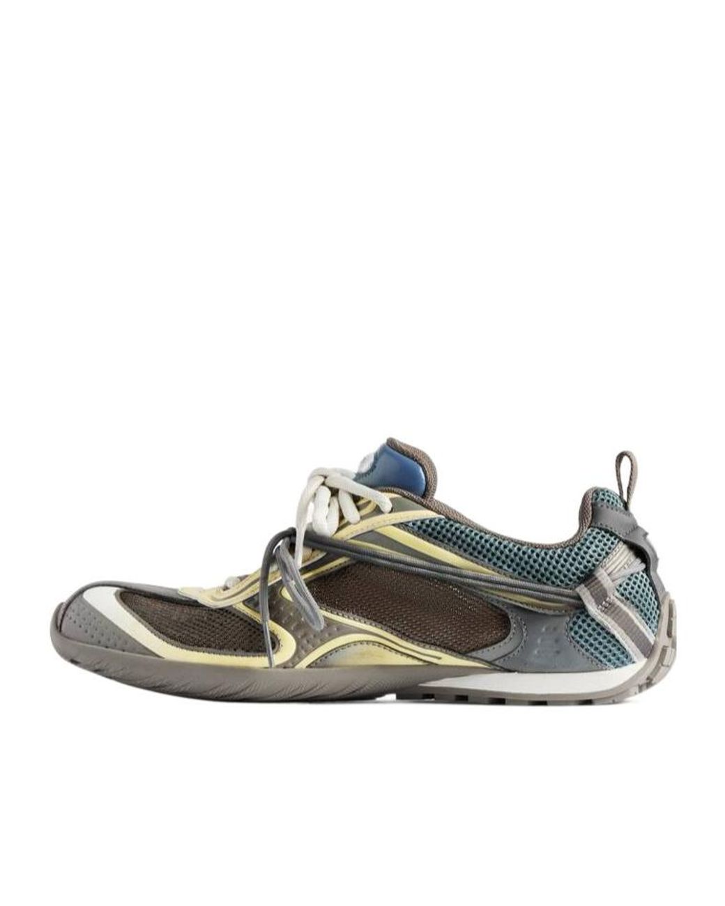 Balenciaga Green Radar Gradient Lines Sneaker for men