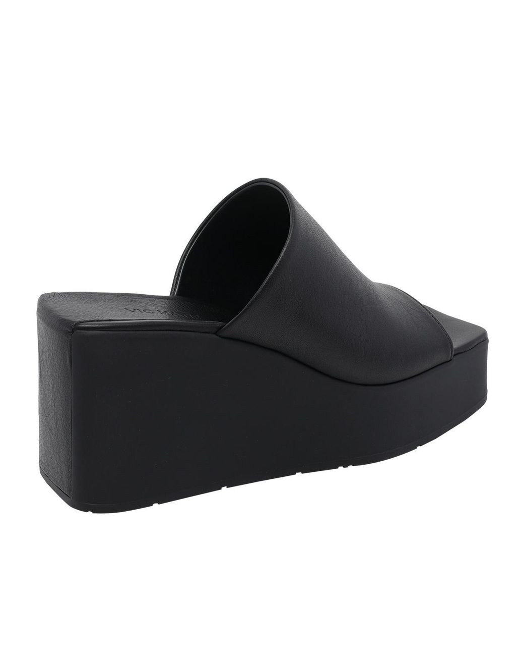 Vic Matié Black Platform Mules