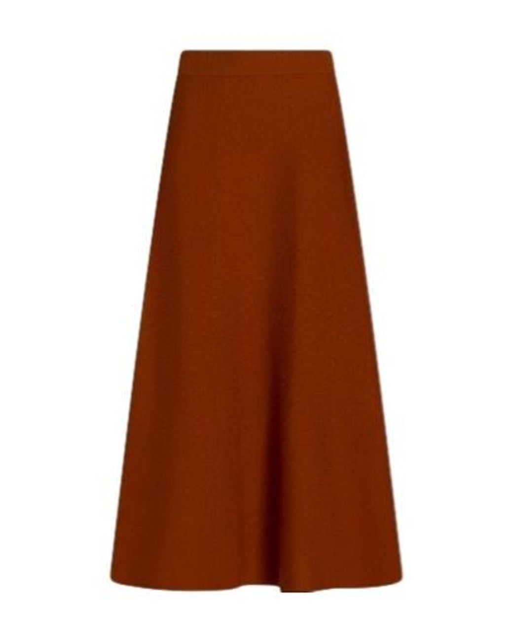 Max Mara Brown Simple Knitted Skirt