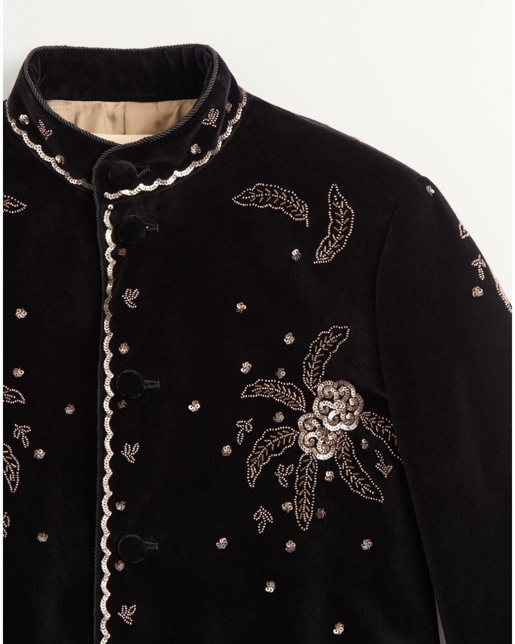 Red Jacket Normal Valentino Long-Sleeve Casual Jacket in Black for Men | Lyst