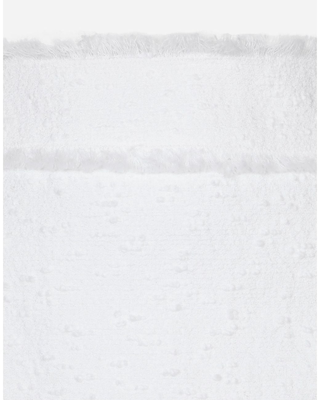 Dolce & Gabbana White Raschel Tweed Mini Skirt