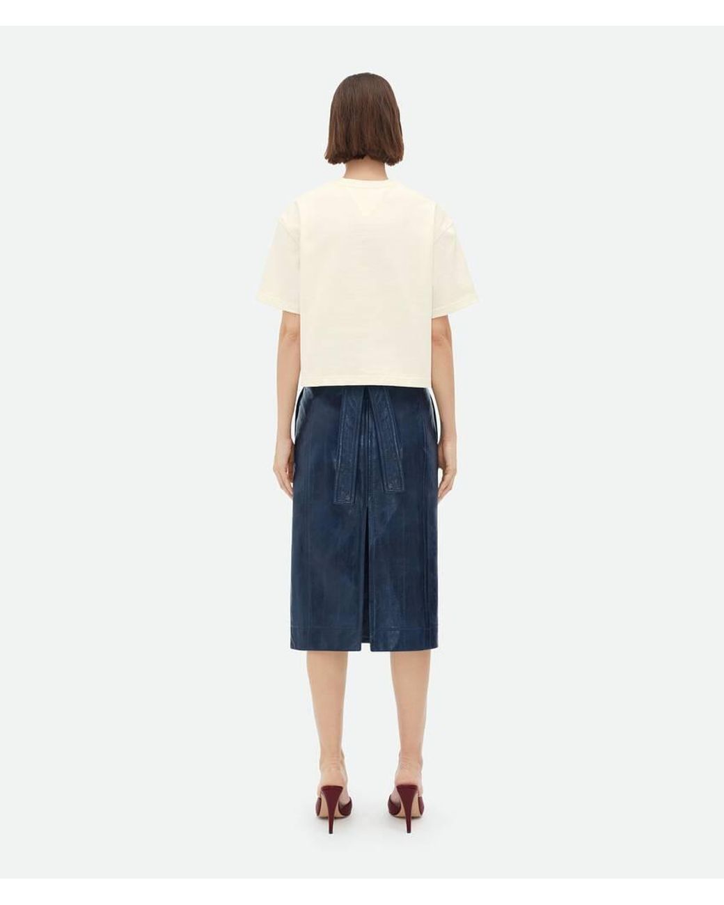 Bottega Veneta White Loose Version Short-Sleeved T-Shirt