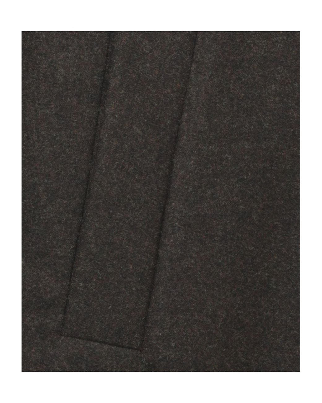 D.exterior Black Boxy Button-Front Coat
