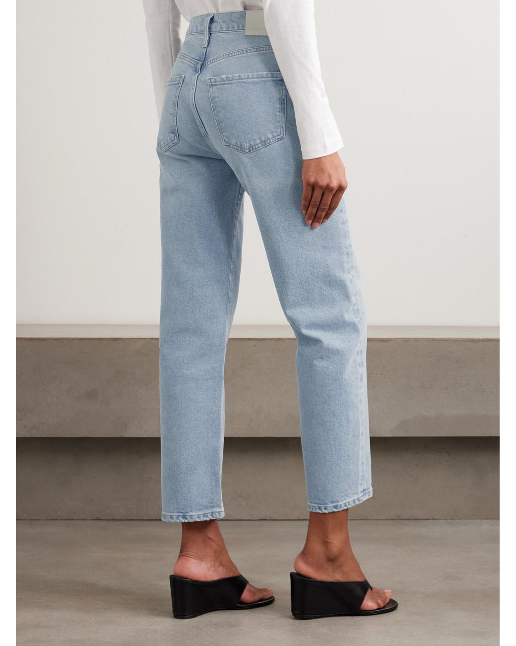Citizens of Humanity Blue Straight Leg Jeans