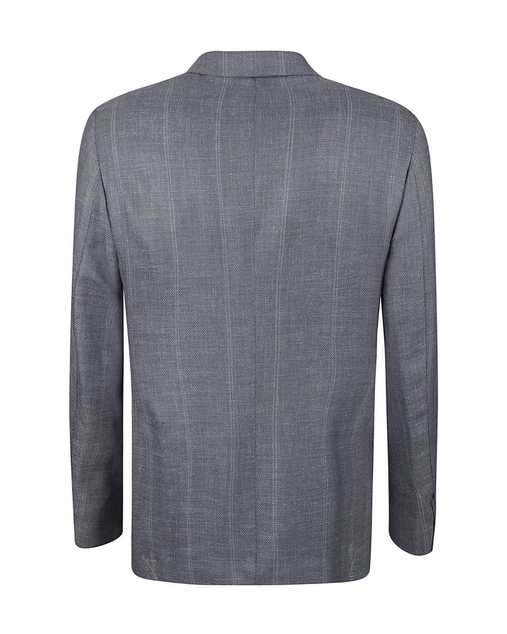 Eleventy Gray Single Breasted Tailored Blazer for men