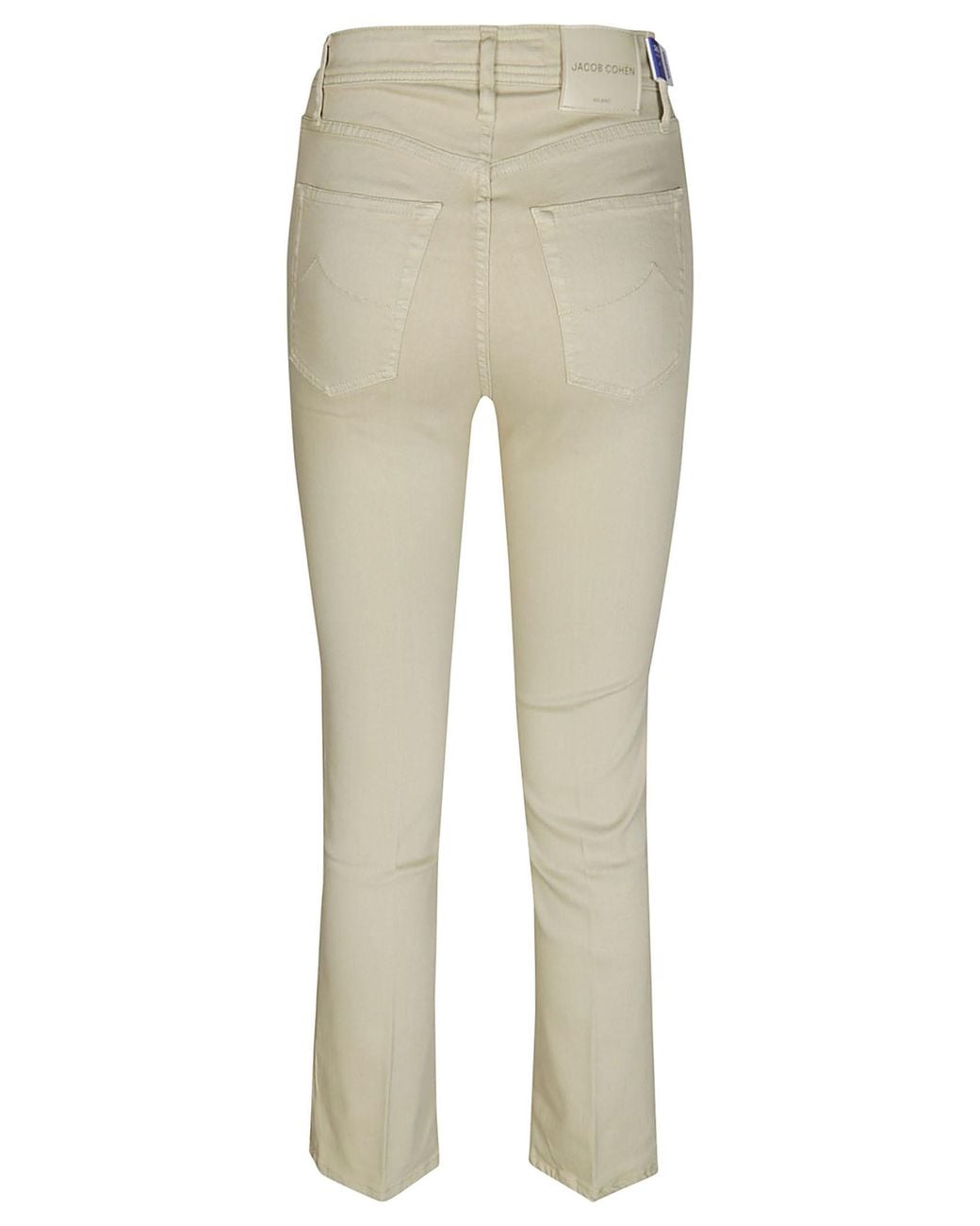 Jacob Cohen Natural Kate Logo Embroidered Jeans
